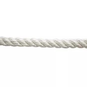 Канат полиамидный 10 мм, тросовой свивки, кручение 3 пряди