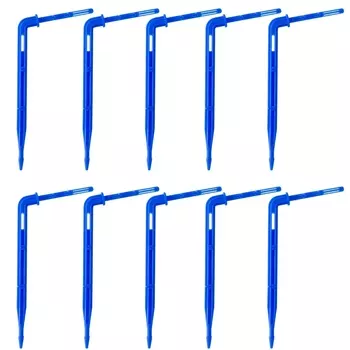 Капельница - колышек с лабиринтом, 10 шт (набор). Высота колышка: