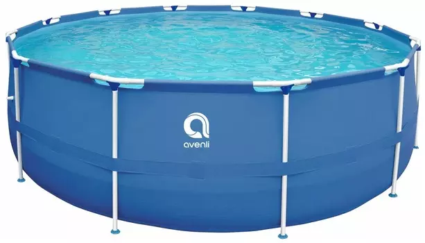 Каркасный бассейн Avenli 4,5 м х122 см,15233 л (в комплекте с фильтр-насосом, лестницей, подстилкой)
