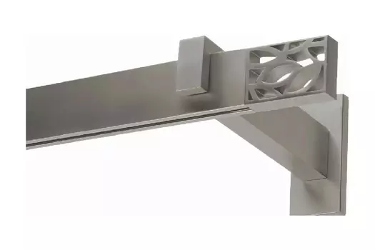 Карниз ARTTEX однорядный Хай-тек Шарм 320 см,составной,сатин