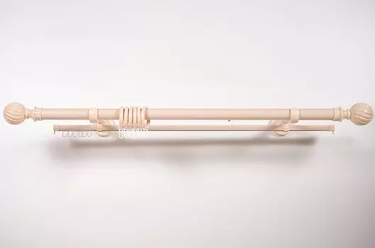 Карниз настенный Эра 28 2-х рядный 300 см Сосна Европейская