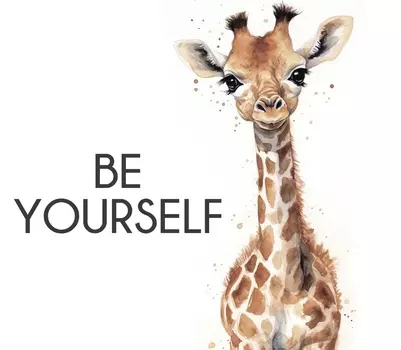 Картина на холсте Victoria Stenova будь собой 30*30