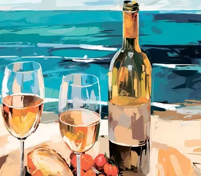 Картина на холсте Victoria Stenova вино 40*50