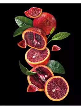 Картина на стекле PosterMarket Красный апельсин 40х50 см