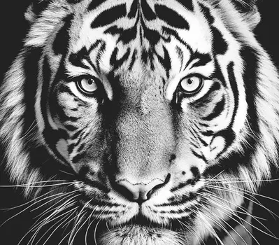 Картина на стекле Victoria Stenova тигр 40*50