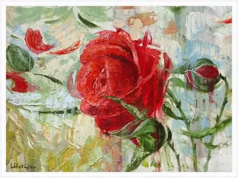 Картина в раме PosterMarket Роза ветров 60*80 см