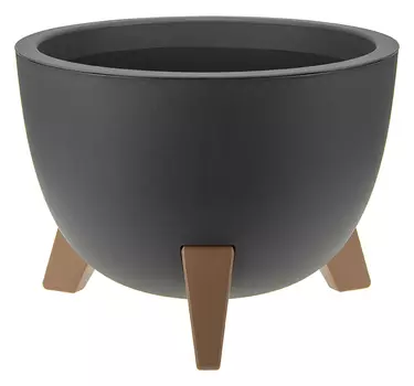 Кашпо ФЛОРИАН D 250 мм 4,2 л, графитовый