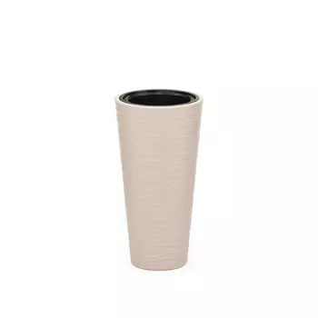 Кашпо "Оазис" 25 л (со вставкой 5л) цвет песочный