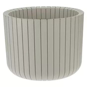 Кашпо ШАТО D250мм H200мм 8л светлый ротанг