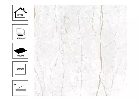 Керамическая плитка Axima Андорра 40х40см, светлая Люкс