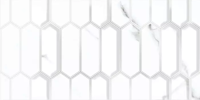 Керамическая плитка Azori Calacatta Opaco 31,5*63 Diamond мрамор калакатта белый