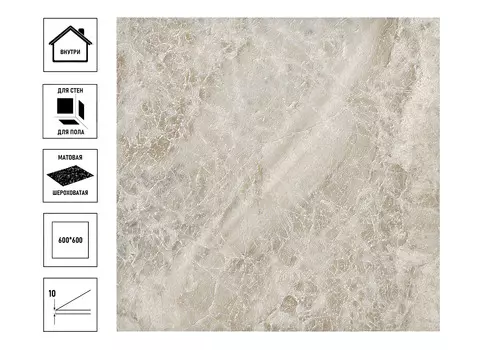 Керамический гранит Axima Antwerp 60х60см, бежевый