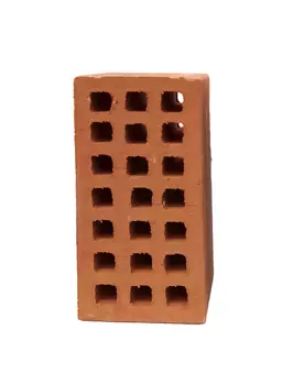 Кирпич керамический полуторный лицевой, красный