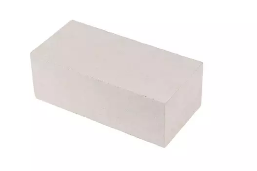 Кирпич лицевой силикатный 250х120х88 мм белый кварц 336 шт/уп