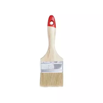 Кисть Классик-Эксперт плоская, натуральная щетина, деревянная ручка, 100 мм