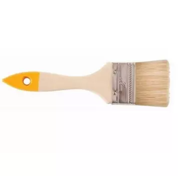 Кисть плоская Хобби 100 мм, нат. щетина, пласт. рукоятка Китай KORVUS