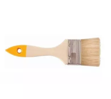 Кисть плоская Хобби 63 мм, нат. щетина, пласт. рукоятка Китай KORVUS