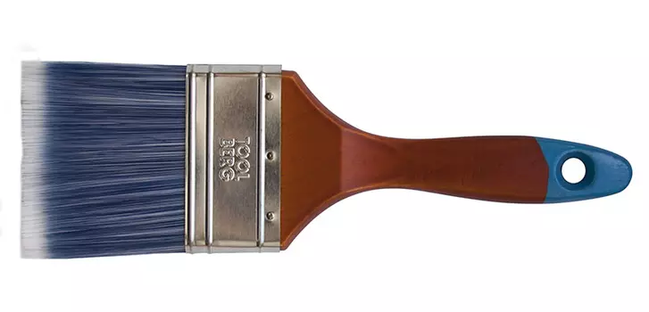 Кисть плоская Профи искусственная щетина 75 мм