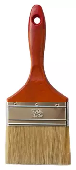 Кисть плоская ПРОФИ, натуральная щетина, 100 мм 240 Китай