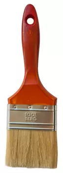 Кисть плоская ПРОФИ, натуральная щетина, 75 мм 360 Китай