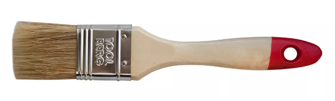 Кисть плоская T4P Эксперт 1,5, белый