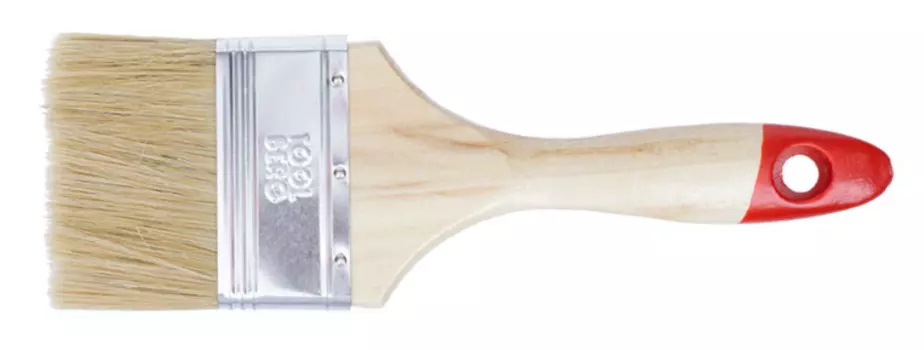 Кисть плоская T4P Эксперт 3, белый