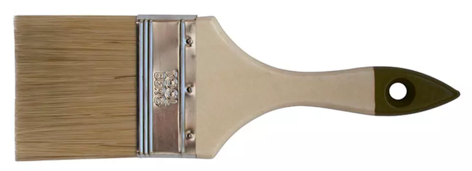 Кисть плоская T4P Микс, 75 мм