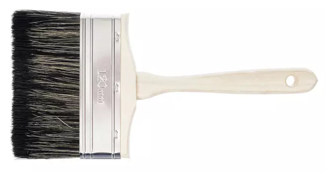 Кисть плоская T4P смесь натуральной и синтетической щетины 120 х 18 мм