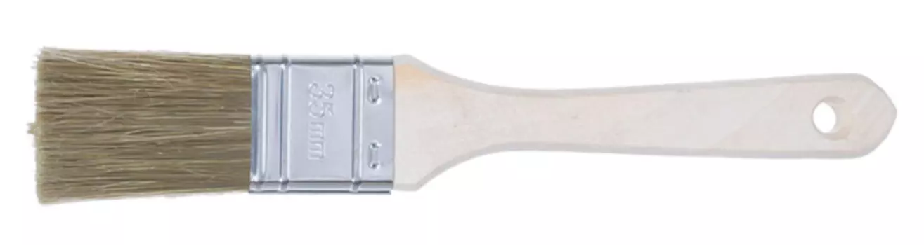 Кисть плоская T4P смесь натуральной щетины и волокна 35 мм