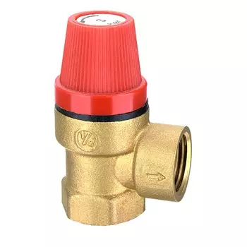 Клапан предохранительный 1/2" гайка-гайка 1,5 Бар СТМ ТЕРМО