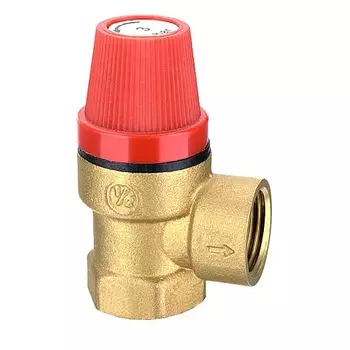 Клапан предохранительный 1/2" гайка-гайка 6 Бар СТМ ТЕРМО