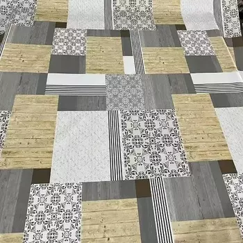 Клеенка ПВХ на тканевой основе Dekorelle Adle 556, размер 1,4х20 м