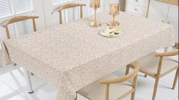 Клеенка ПВХ на тканевой основе Dekorelle Eleganta 003-1, размер 1,4х20 м