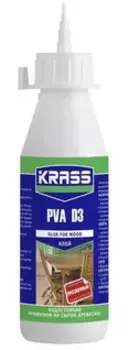 Клей для древесины Krass PVA D3 водостойкий 0,5л