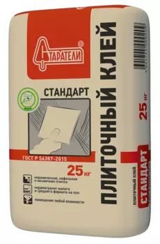 Клей для плитки и керамогранита Старатели Стандарт, 25кг