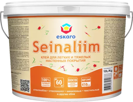 Клей для тяжелых обоев Eskaro Seinaliim 10 л