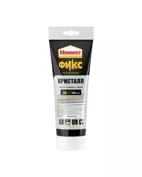 Клей Момент Fix Кристалл монтажный,185 гр