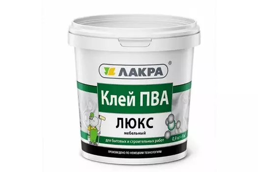 Клей ПВА Лакра Мебельный люкс 0,9 кг