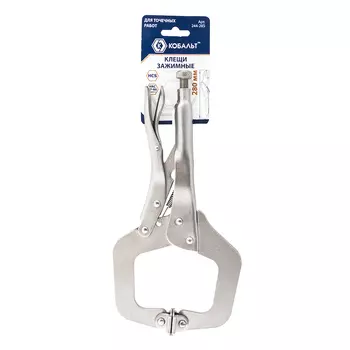 Клещи зажимные Кобальт для точечных работ, 280 мм