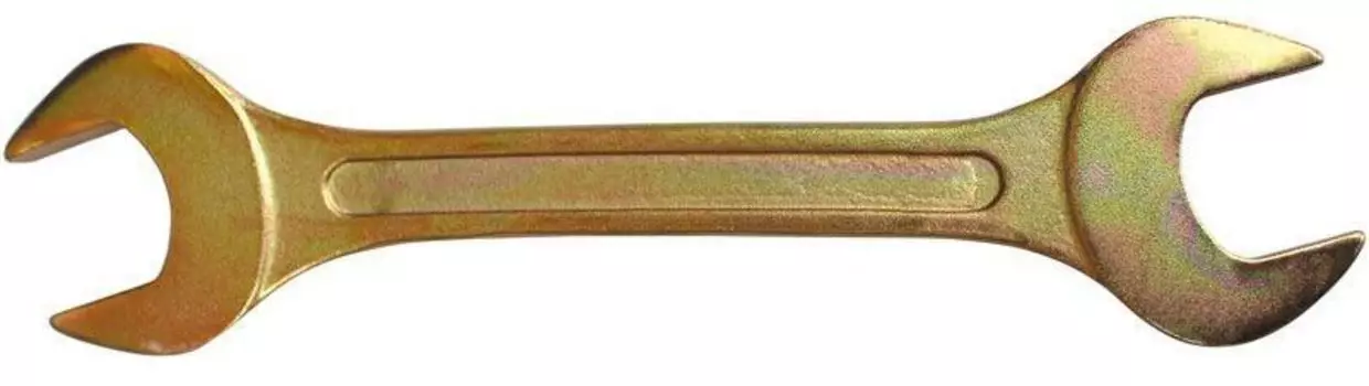 Ключ рожковый 10 х 12 мм, желтый цинк