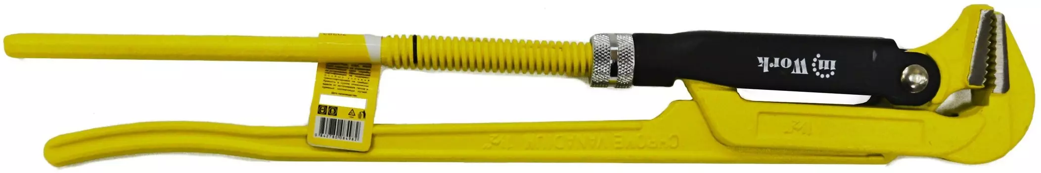 Ключ трубный рычажный 1,5", угол наклона губок 90, CrV