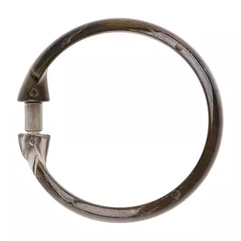 Кольца для занавесок Lokee black пластик, черный