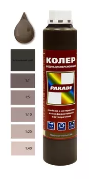 Колер водно-дисперсионный Parade Classic №206 темно-коричневый 0,75 л