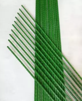 Колышки садовые стеклопластиковые зеленые 8 мм 20шт/уп.
