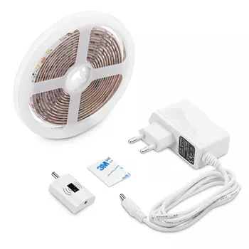 Комплект Apeyron Electrics светодиодной подсветки, лента 12 В, 4,8 Вт/м, smd 2835, 60 д/м, 1,5 м