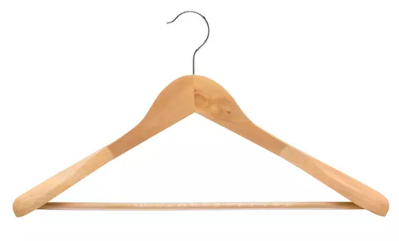 Комплект деревянных вешалок "VDD" 10 шт, арт.WDB-001