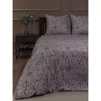 Комплект постельного белья макосатин BZ Dogs SINGLE M 1,5 спальный