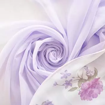 Комплект штор для кухни Витерра Византия 280х160 правая цвет сирень