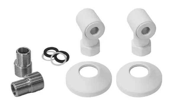 Комплект углов для п/с 3/4"-1/2" НК без углов Белый