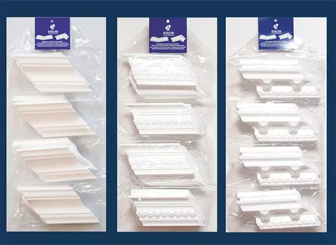 Комплект угловых элементов плинтуса C170/90 (на 4угла)